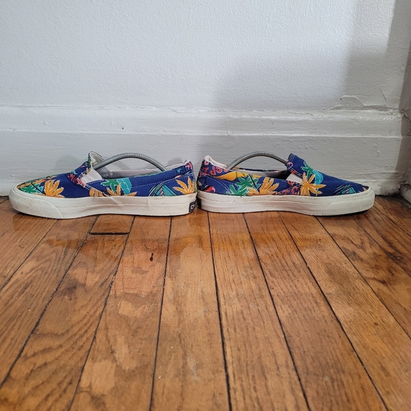 vtg 80/90s Converse All Stars 10US Hawaiian Slip On Sneakers Made in Korea - Picture 5 of 8